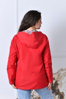 Жіноча куртка колір червоний р.52/54 408554