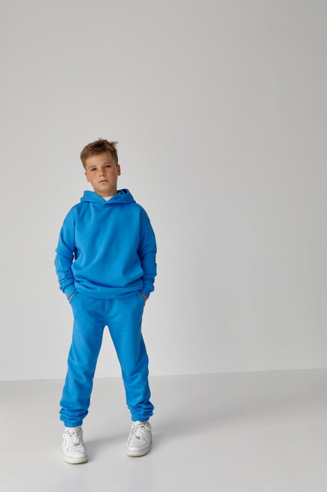 Дитячий спортивний костюм для хлопчика блакитний р.122 439866