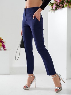 Жіночі штани темно синього кольору р.XL 396743