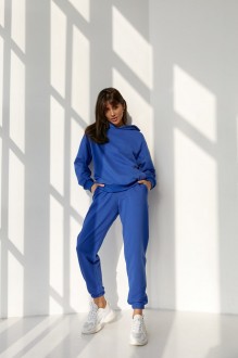 Жіночий костюм худі+джогери колір електрик р.XS 421076