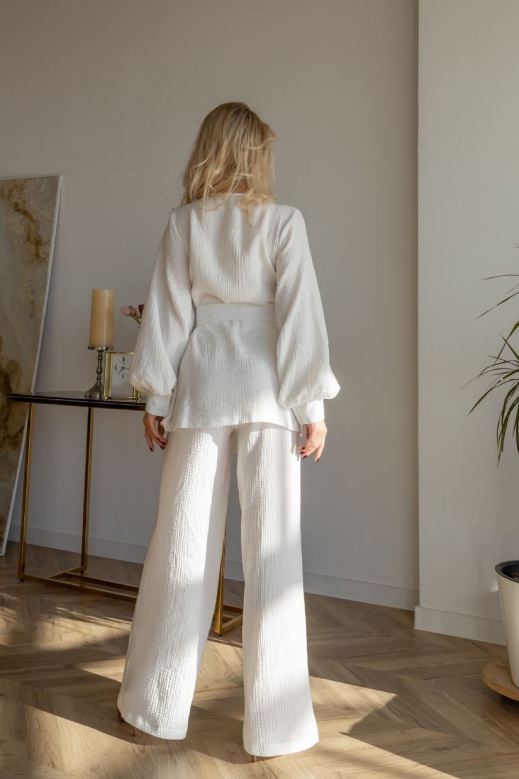 Жіночий костюм &quot;Kimono&quot; білого кольору р.M 408851