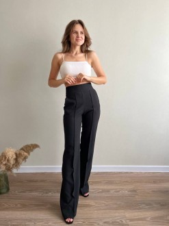 Жіночі брюки чорного кольору р.40 377025