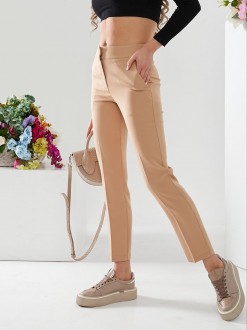 Жіночі штани бежевого кольору р.XL 396728
