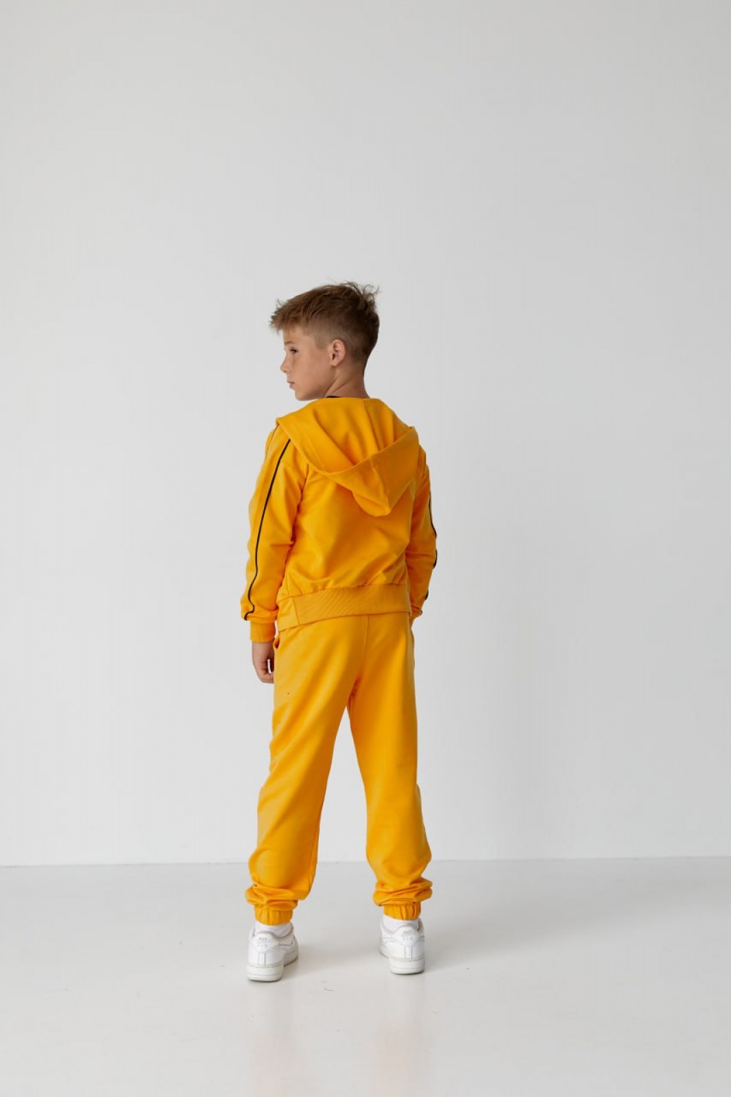Дитячий спортивний костюм для хлопчика жовтий р.158 439068