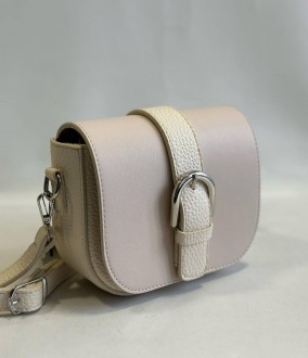 Жіноча сумочка через плече колір беж 452953
