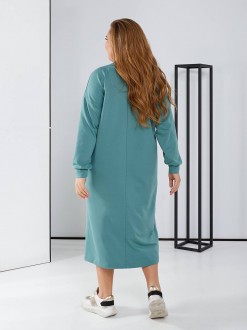 Жіноча сукня у спортивному стилі колір м'ята р.48/50 450409