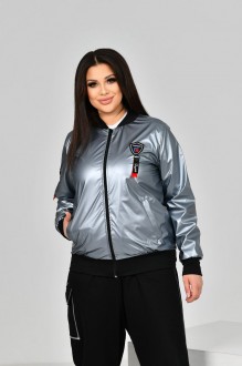 Жіноча куртка колір металік р.48/50 453433