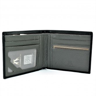 Чоловічий шкіряний гаманець Twinsmouse чорний SKL85-296533