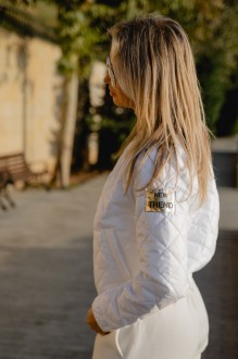 Жіноча куртка колір білий р.46/48 408670