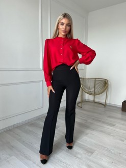 Жіноча блузка софт колір червоний р.42/44 454227