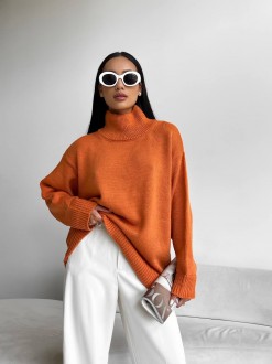 Жіночий светр колір помаранчевий р.42/46 441965