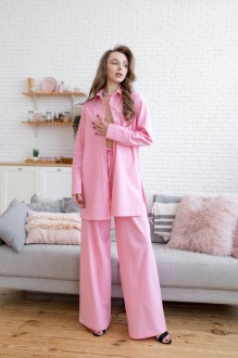 Жіночий домашній костюм - двійка Gabriel рожевий р.L 408694