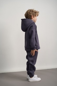 Дитячий спортивний костюм для хлопчика колір графіт р.116 444266