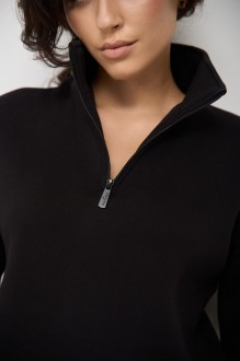 Жіночий костюм на флісі колір чорний р.L 442396