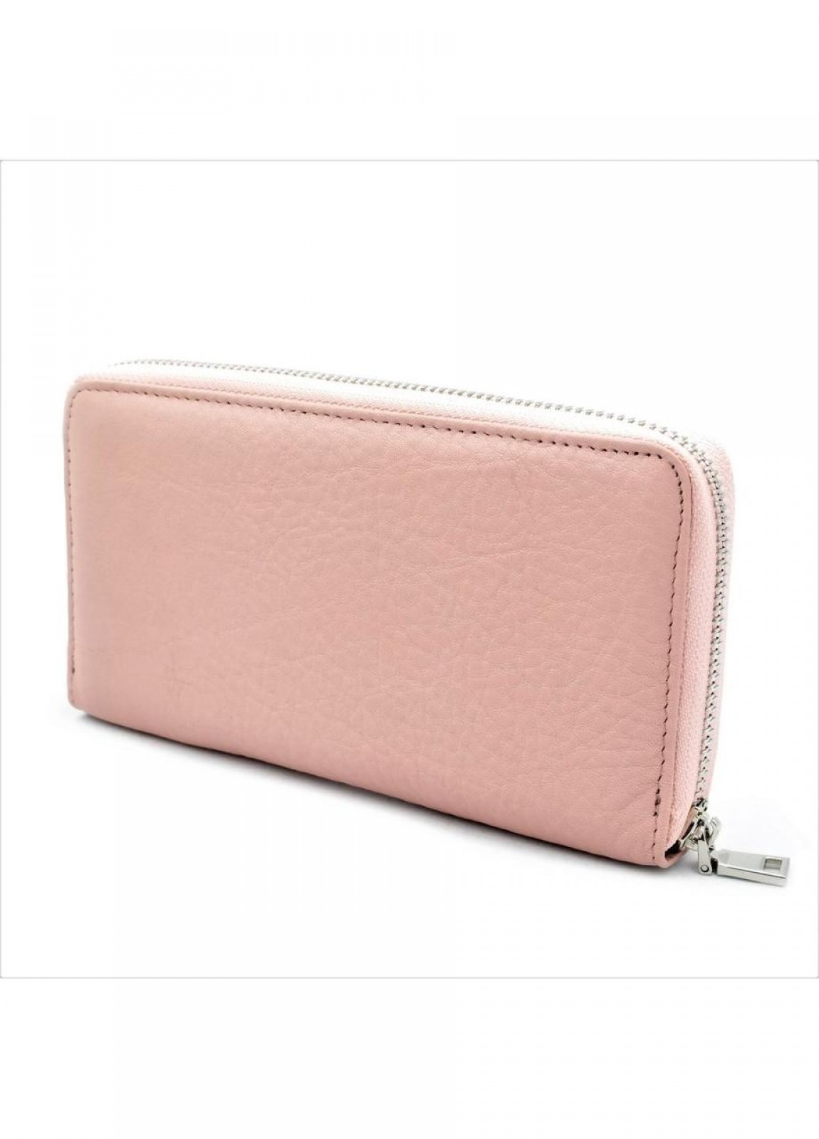 Жіночий шкіряний гаманець рожевий 295652