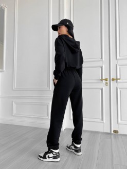 Жіночий спортивний костюм колір чорний р.42/44 433950
