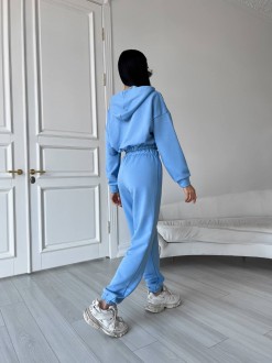 Жіночий спортивний костюм колір блакитний р.42/44 433949