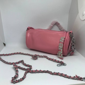 Жіноча сумочка колір насичений рожевий 437279