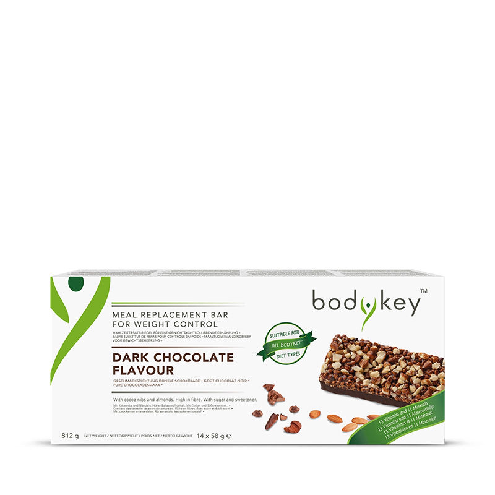 bodykey від Nutrilite™ Батончик для заміни прийомів їжі зі смаком чорного шоколаду 432978