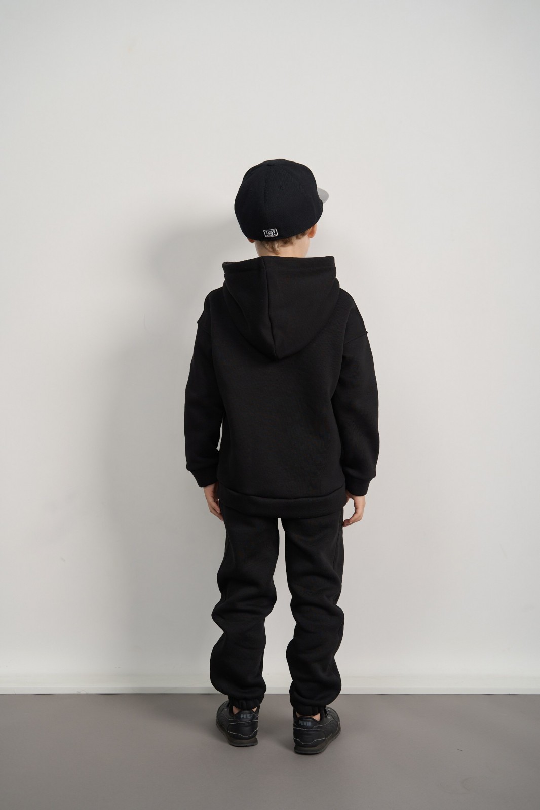 Дитячий спортивний костюм для хлопчика колір чорний р.158 444189