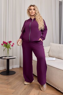 Жіночий прогулянковий костюм колір фіолетовий р.62/64 451364
