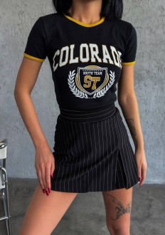 Жіноча футболка COLORADО колір чорний р.L 455842