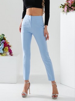 Жіночі штани блакитного кольору р.XL 396733