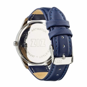 Годинник ZIZ Мрій Працюй з додатковим ремінцем, ремінець нічна синь, срібло SKL22-228877