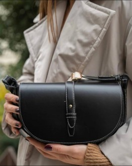 Жіноча сумка крос боді колір чорний 452949