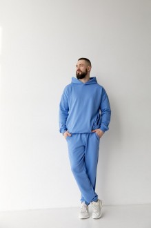 Чоловічий спортивний костюм колір блакитний 421210