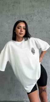 Жіноча футболка колір білий р.S 455855