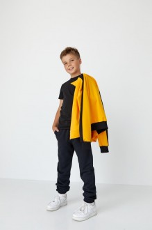 Дитячий спортивний костюм для хлопчика жовтий р.110 439137