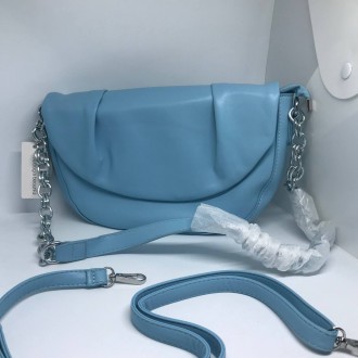 Жіноча сумочка колір насичений блакитний 436760