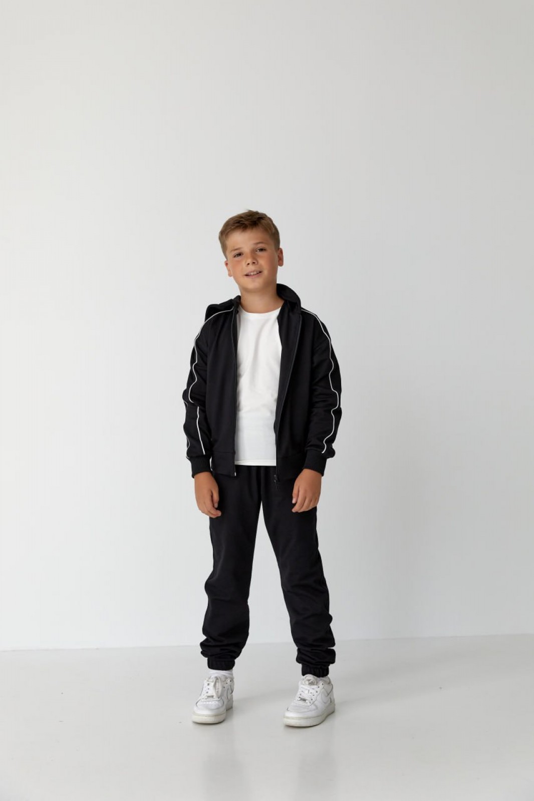 Дитячий спортивний костюм для хлопчика чорний р.122 439118