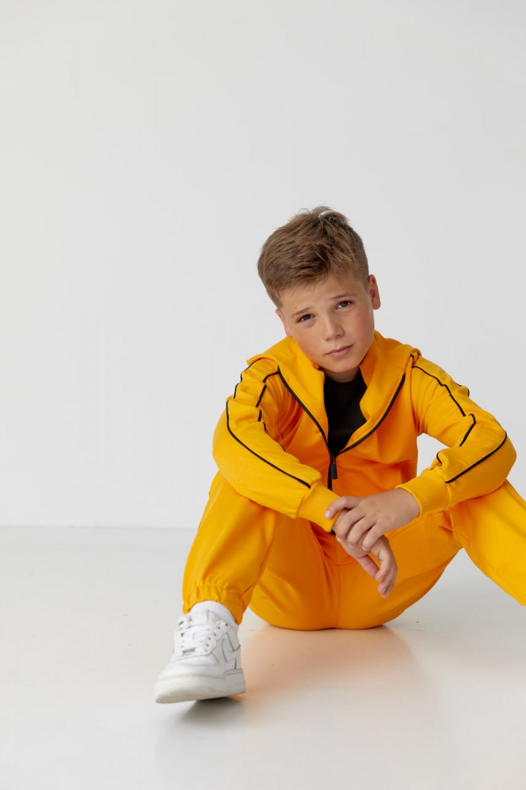 Дитячий спортивний костюм для хлопчика жовтий р.110 439046