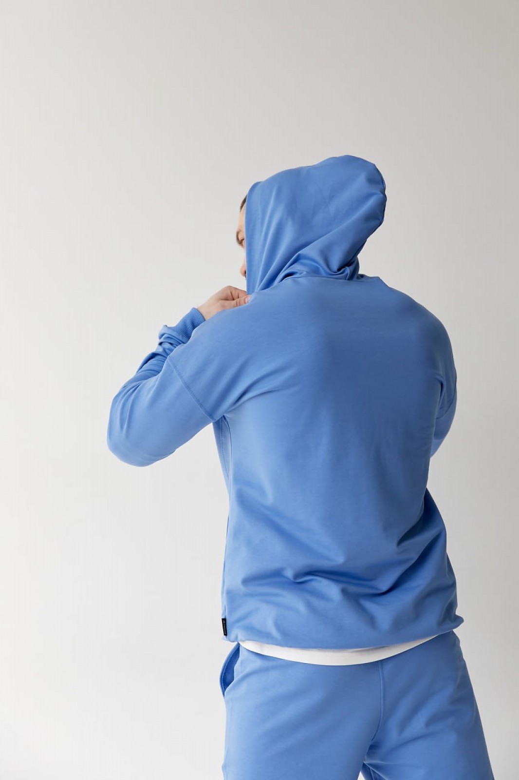 Чоловічий спортивний костюм колір блакитний р.XL 431320