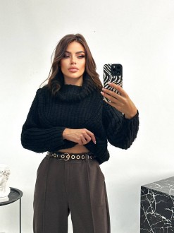 Жіночі теплі штани колір коричневий р.50/52 443959