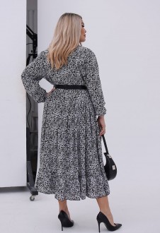 Жіноча сукня вільного крою чорного кольору р.60/62 408930