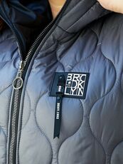 Женская удлиненная демисезонная жилетка цвет графит, Цвет: Графитовый, Размер: 56, изображение 4