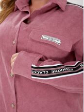 Женский прогулочный костюм цвета фрез, Цвет: Розовый, Размер: 48, изображение 5