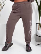 Женский спортивный костюм визон, Цвет: Серый, Размер: 56, изображение 6