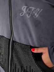 Женский пргулочный костюм двойка цвет графит-черный, Цвет: Графитовый, Размер: 48, изображение 2