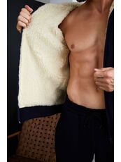 Мужской теплый спортивный костюм цвет темно-синий, Цвет: Темно-синий, Размер: 52, изображение 5