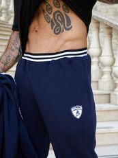 Мужской теплый спортивный костюм цвет темно-синий, Цвет: Синий, Размер: 60, изображение 2