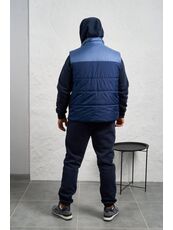 Мужской теплый костюм тройка синего цвета, Цвет: Синий, Размер: 52, изображение 3