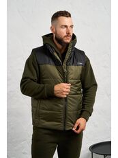 Мужской теплый костюм тройка цвета хаки, Цвет: Хаки, Размер: 54, изображение 3