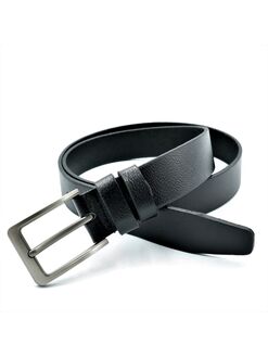 Шкіряний ремінь чорний