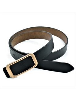 Шкіряний ремінь чорний