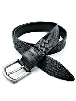 Шкіряний ремінь чорний