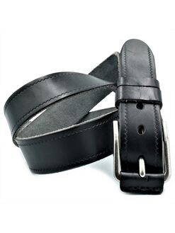 Чоловічий шкіряний ремінь чорний